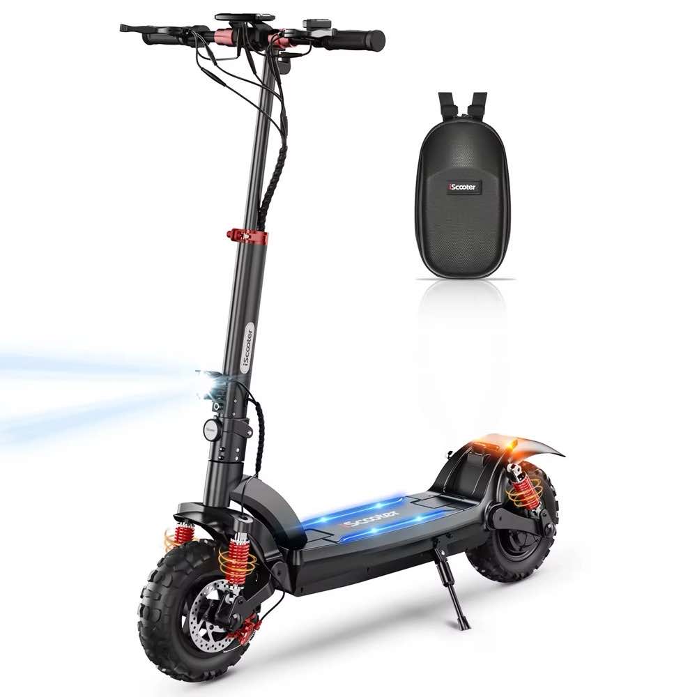 iScooter iX6 ElScooter 25km/h - 1000W 48V 17.5Ah 65km Räckvidd Scootly