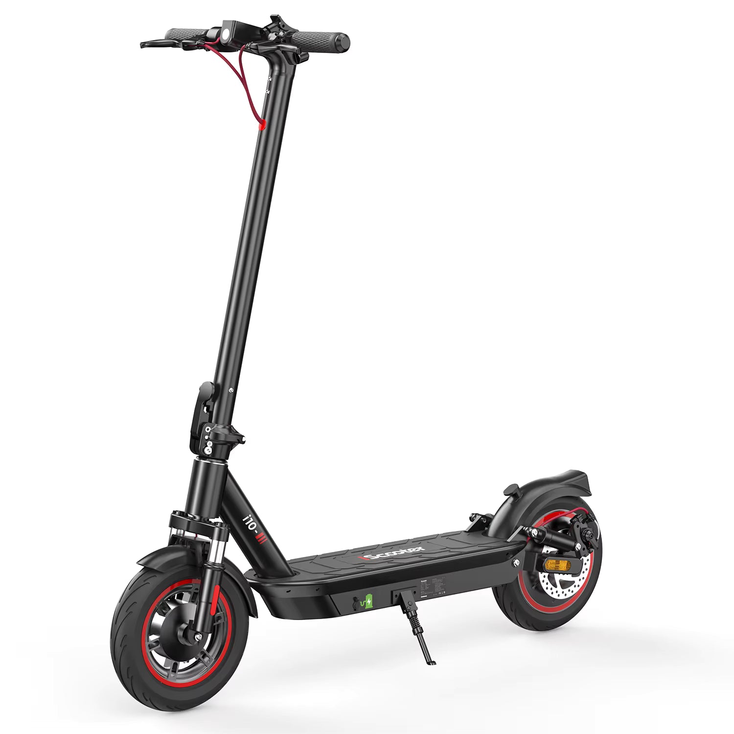 iScooter i10 ElScooter 25km/h - 650W 36V 15Ah 40km Räckvidd Scootly
