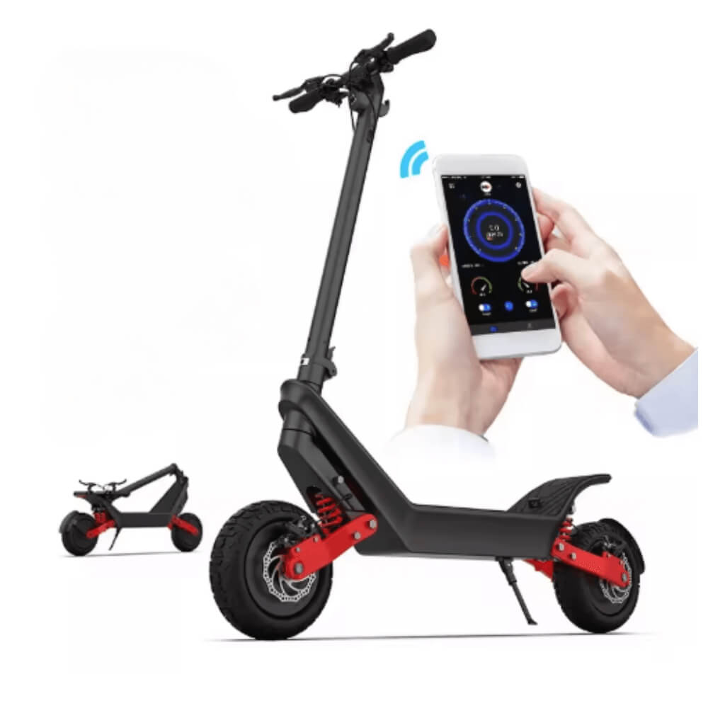 Kixin X10 Offroad Elscooter 48V 17.2 Ah 1000W Scootly