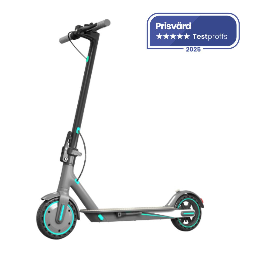D8 Pro El-Scooter 350W - 8.5" Punkteringsfria Däck & Appstyning | Mest Prisv Scootly