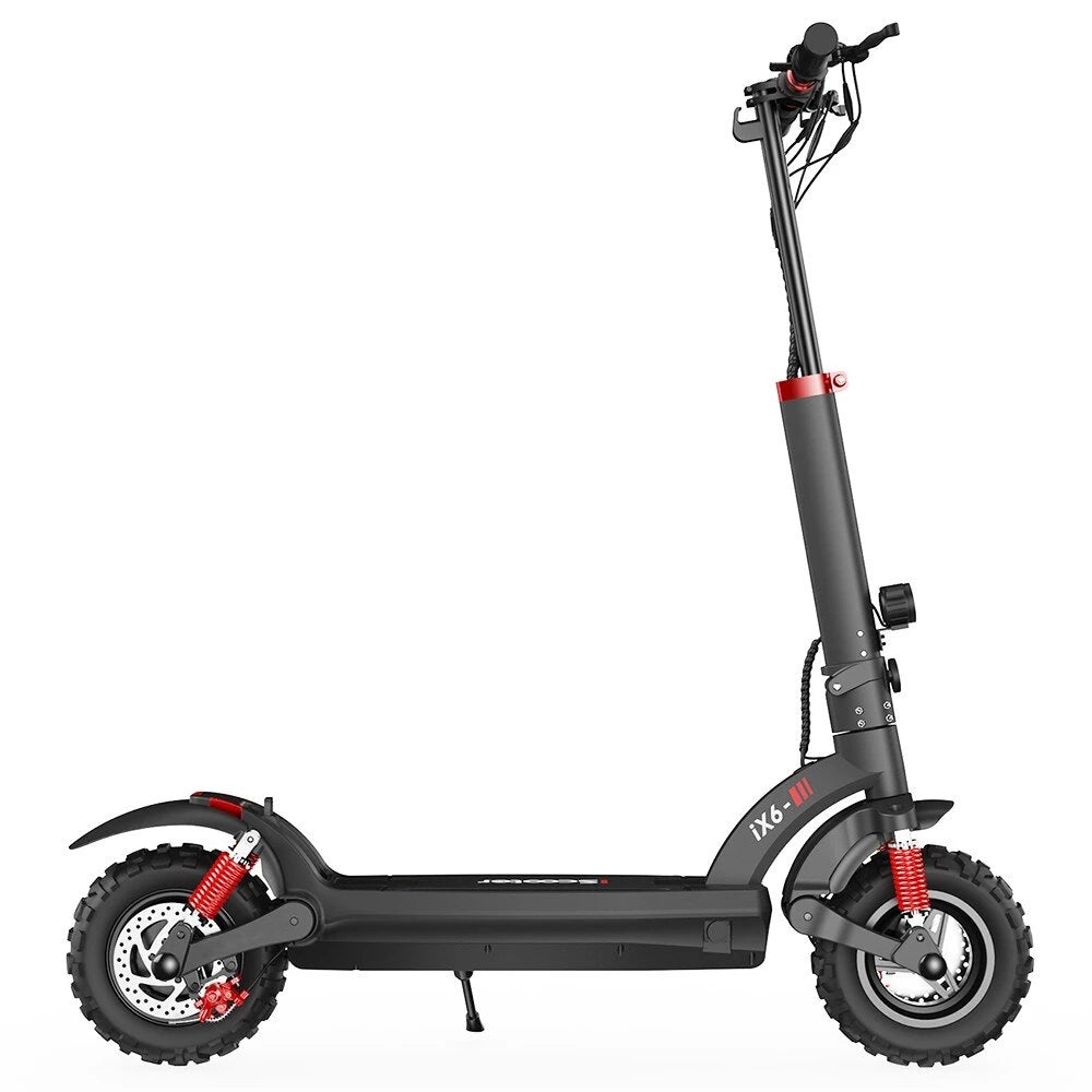iScooter iX6 ElScooter 25km/h - 1000W 48V 17.5Ah 65km Räckvidd Scootly