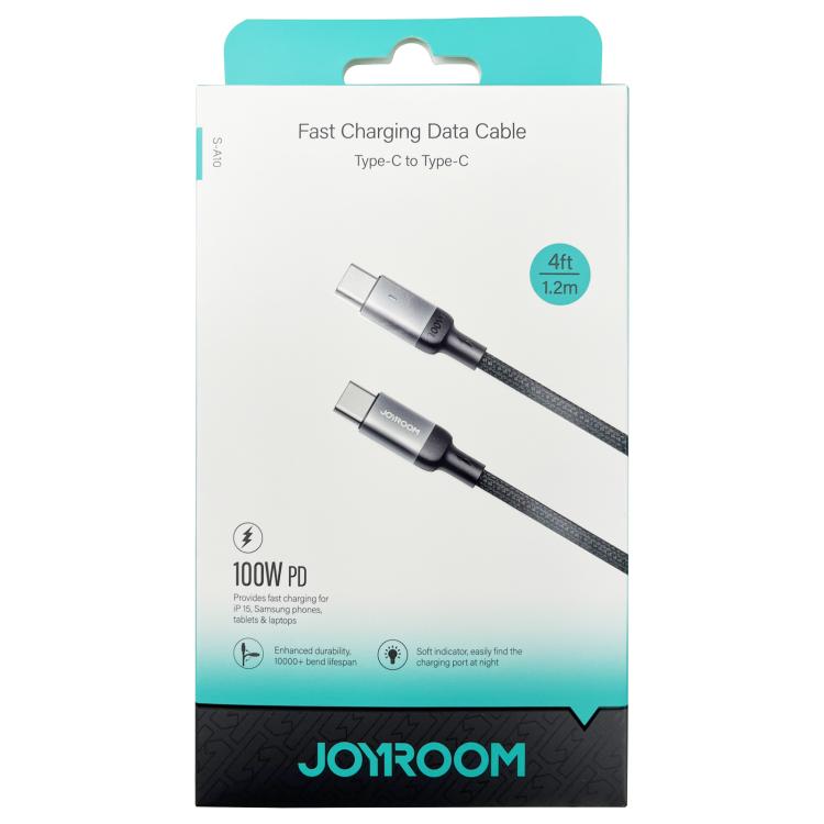 JOYROOM USB-C till USB-C Kabel 100W PD – Snabbladdning & Dataöverföring (1,2 m) Joyroom