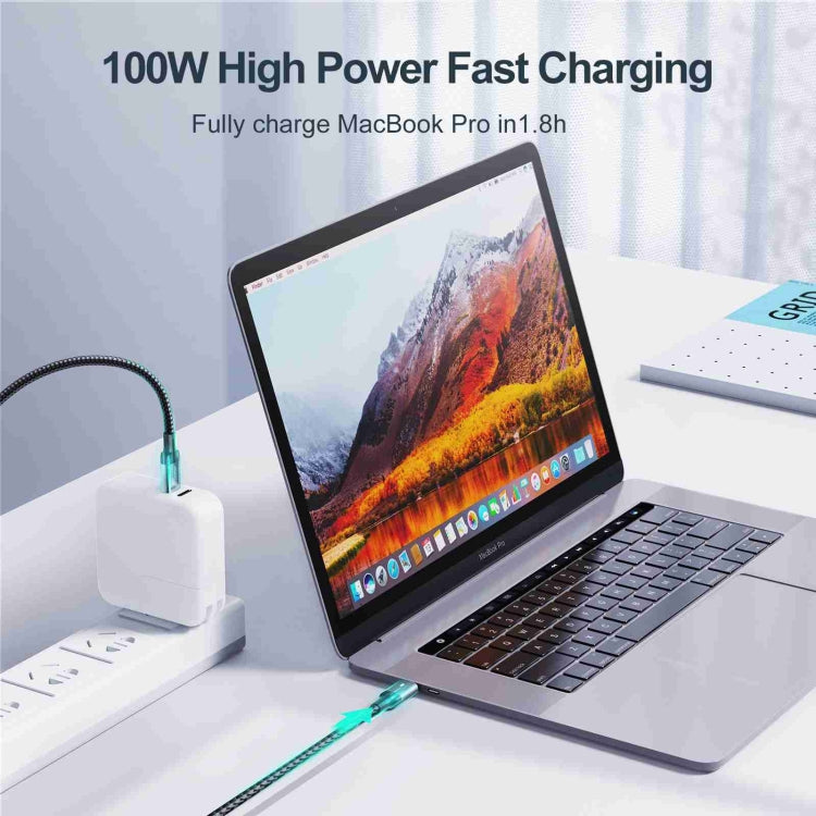 JOYROOM USB-C till USB-C Kabel 100W PD – Snabbladdning & Dataöverföring (1,2 m) Joyroom