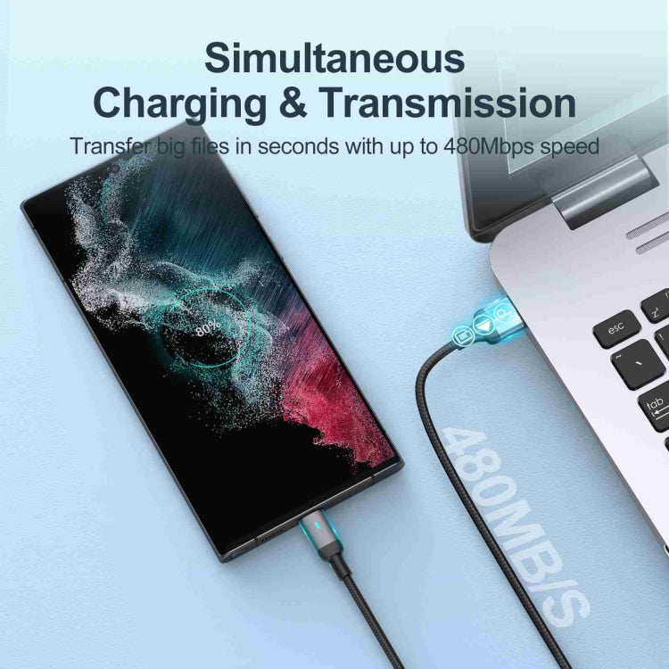 JOYROOM USB-C till USB-C Kabel 100W PD – Snabbladdning & Dataöverföring (1,2 m) Joyroom