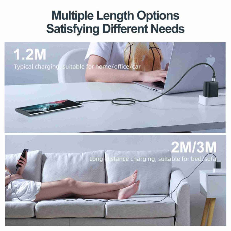JOYROOM USB-C till USB-C Kabel 100W PD – Snabbladdning & Dataöverföring (1,2 m) Joyroom
