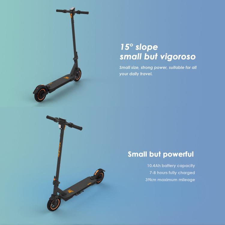 KuKirin S1 Max Elscooter – 350W, 25 km/h, 10.4Ah, 8” Punkteringsfria Däck Kukurin