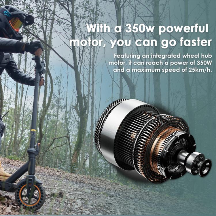 KuKirin S1 Max Elscooter – 350W, 25 km/h, 10.4Ah, 8” Punkteringsfria Däck Kukurin
