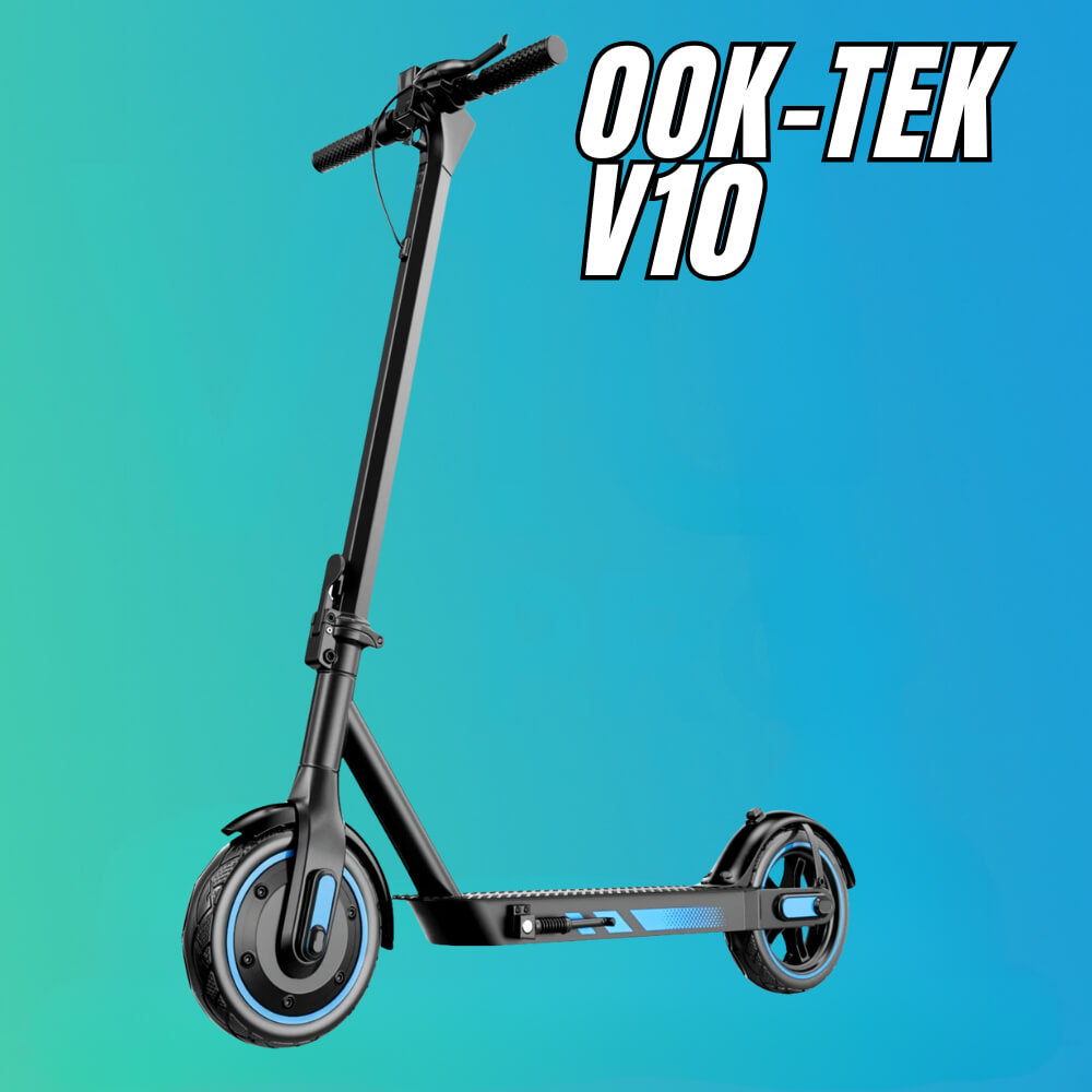 V10 El-Scooter 25km/h 500W – 10.5Ah 36V Testvinnare 2025 hos TestProffs Scootly